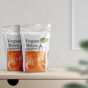 Packaging of dried vagan products
