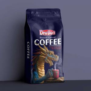 dragon cofee packaging
