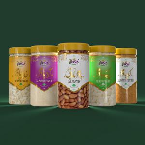 Almond packaging Label design