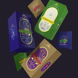 Herbal teabags packaging design