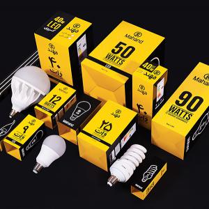 بسته‌بندی لامپ‌های CFL و LED 