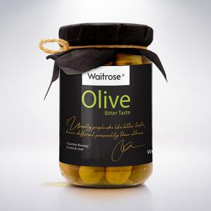 Olive label design