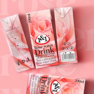 1&1 drinks packaging design