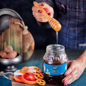 Sanjab honey and nut packaging design