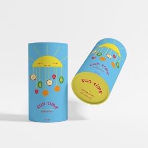 طراحی بسته بندی میوه خشک کودکان سان تایم