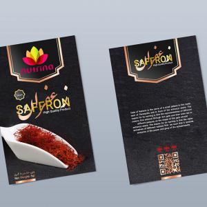 Notfina saffron packaging