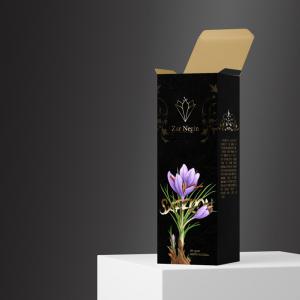 zarnegin export saffron packaging design