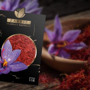 zarriz Saffron packaging design