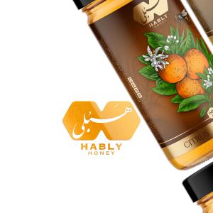 Hably honey packaging design
