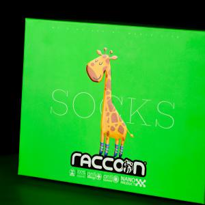Packaging Design of Raccoon Baby Socks