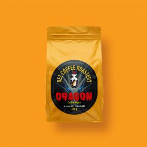 coffee packaging design of dragon beans