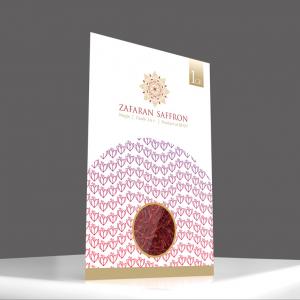 طراحی بسته بندی زعفران فرانسه - ظریف گرافیک